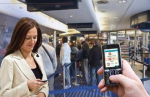 Travelers Providing Details Using Smartphones Became Critical At The Security Check