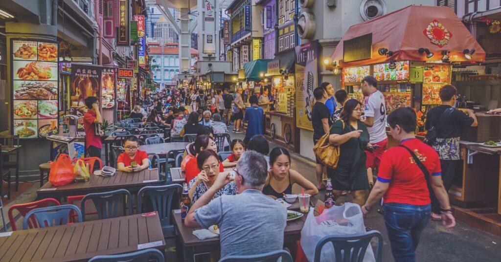 Chinatown Hawker Leftovers Consumption