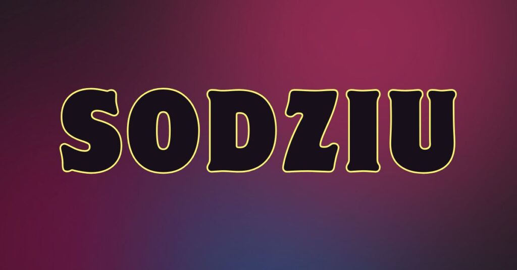 Sodziu